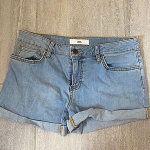 Vans Light Wash Denim Shorts